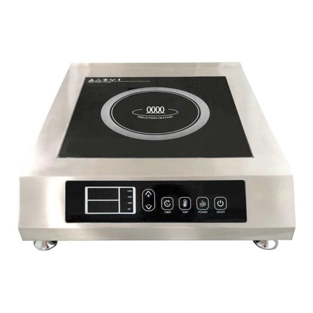 (USED) Nella 13.8" x 13.8" Stainless Steel Countertop Induction Cooker 3.4 kW, 220V - 44744 - Nella Online product image