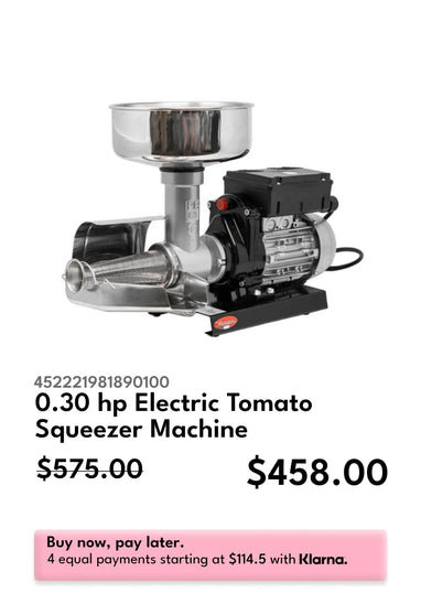 Nella 0.30 hp Electric Tomato Squeezer Machine