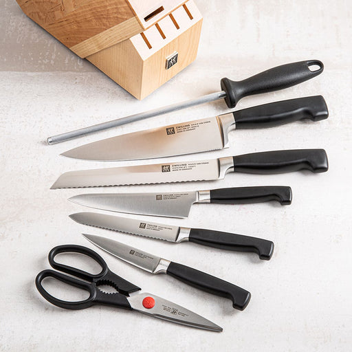 Henckels Forged Contour 8-Pc Steak Knife Set - Black