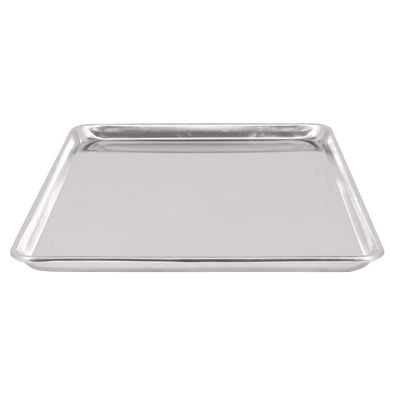 Aluminum Sheet Pan/ Bun Pan, 18-Gauge 9 2/3 W X 6 2/3 L X 1 H (1/8 Size)