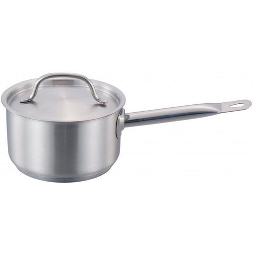 Browne 5734033 Elements Stainless Steel Sauce Pan & Lid, 3.5 Qt