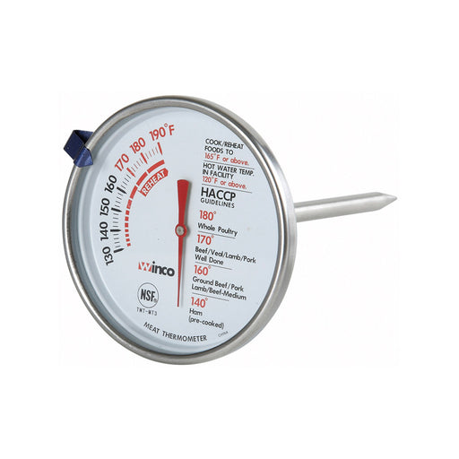 Winco TMT-GS2 Grill Surface Thermometer, w/Stainless Steel Casing