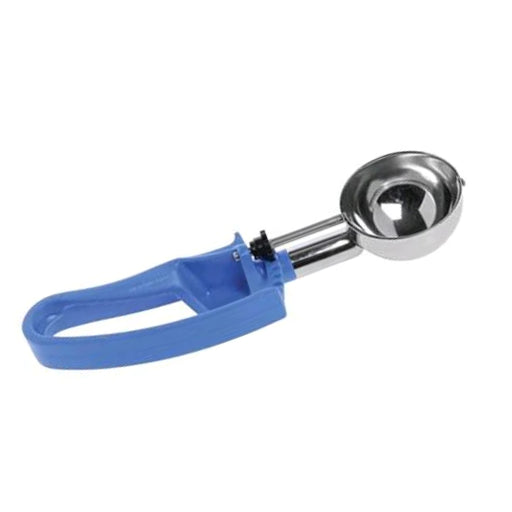  Portion Scoop - #16 (2 oz) - Disher, Cookie Scoop, Food Scoop -  Portion Control - 18/8 Stainless Steel, Blue Handle: Home & Kitchen