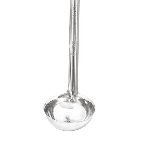 Soup Ladle, 8-Ounce 6,4,2 and 0.5 Stainless Steel with Long Handles.  Portion Control Spoon Ladles for Serving, Cooking, Stirring, in Restaurants  and