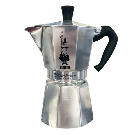 Bialetti Italy Moka Express Stovetop 6 cup Espresso Maker 12oz tank extra  gasket