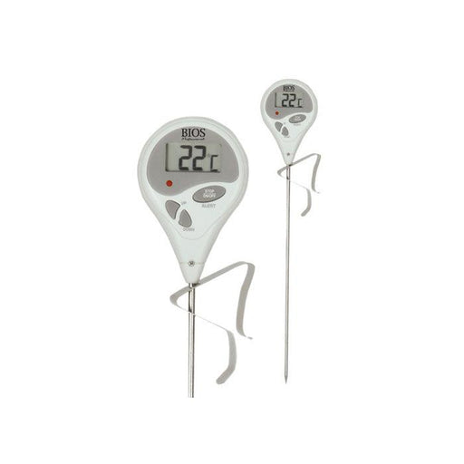 Frothing Thermometer with Clip (1.75 Face X 5 Shaft) for Up To 32 oz.