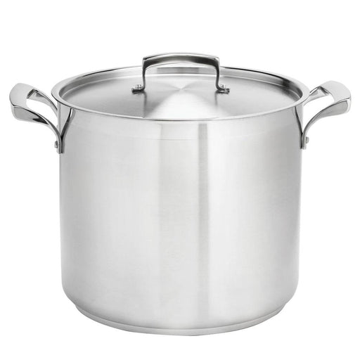 Browne 5734030 Elements Stainless Steel Brazier & Lid, 30 Qt.