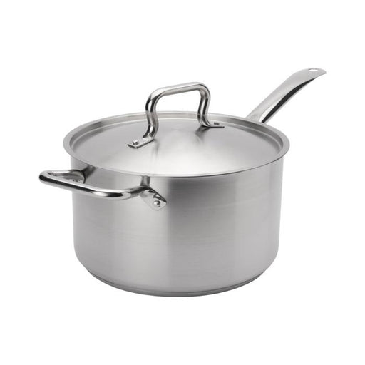 Cuisinox Super Elite Stainless Steel Covered Saucepan with Helper Handle