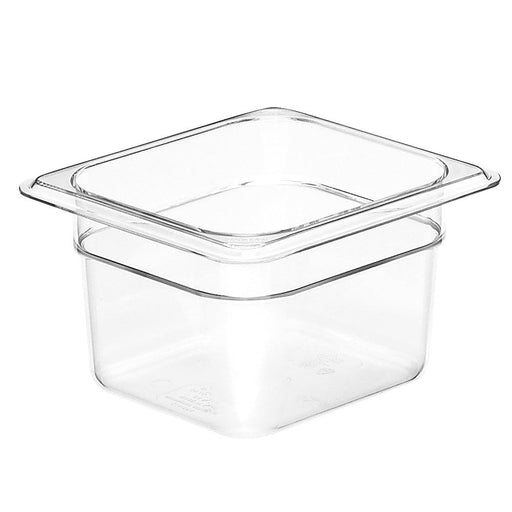 6 Pcs Polycarbonate Food Pan Lids With Handle, 1/6 Size Clear Hotel Pan Lid  Plastic Hotel Pan Cover For Restaurant Food Container And Storage, 6.9 X 6