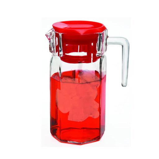 Service Ideas 10-00403-000 Cold Beverage Pitcher with Lid 1.9 L Clear