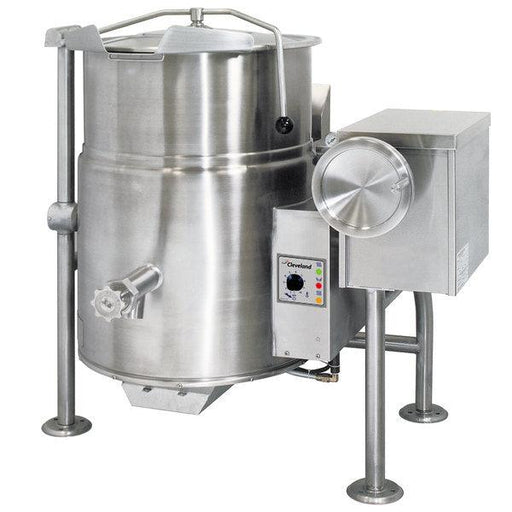 Tilting Kettle, electric, 30 gallon capacity, full jacket, thermostatic  control, crank tilt with