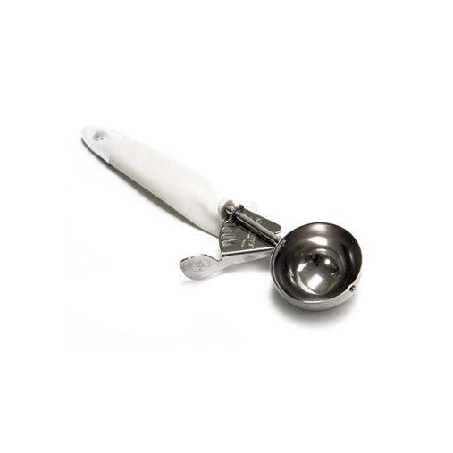  Portion Scoop - #16 (2 oz) - Disher, Cookie Scoop, Food Scoop -  Portion Control - 18/8 Stainless Steel, Blue Handle: Home & Kitchen