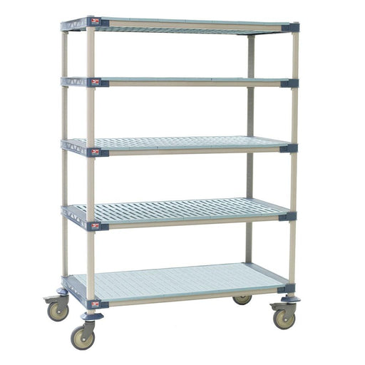 MetroMax i Stationary Drying Rack with Two Tray Racks and Two Pan Racks,  24 x 48 x 74