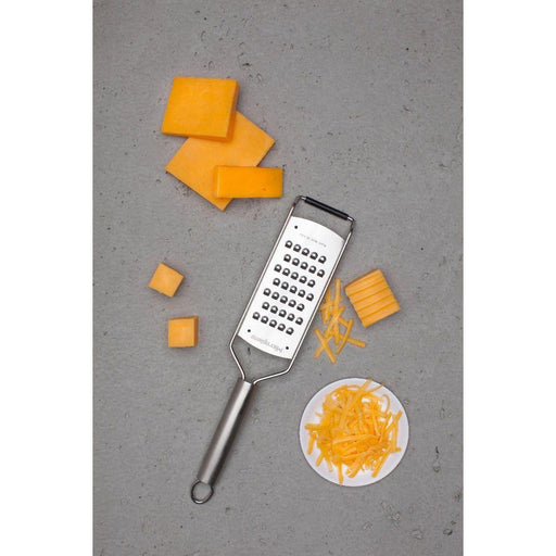 Microplane Select Extra Coarse Cheese Grater- Purist Blue | Hand Held Grater