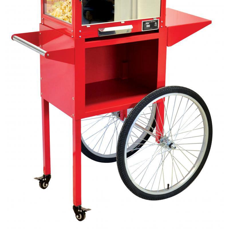 popcorn machine on wheels