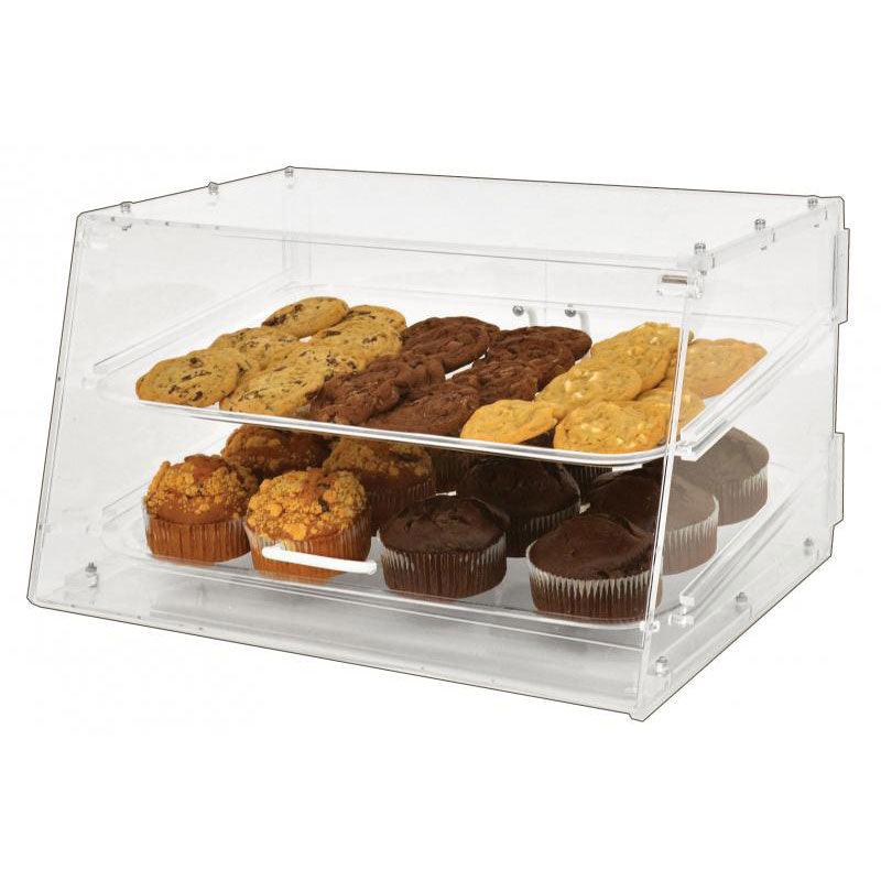 Nella Acrylic Countertop Bakery Display Case With 2 Trays 80567