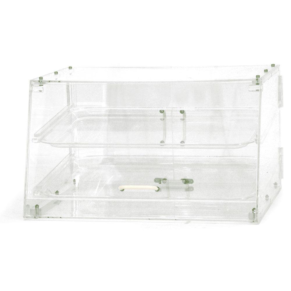 Nella Acrylic Countertop Bakery Display Case With 2 Trays 80567