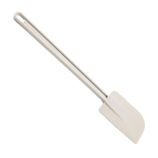 Ateco Stainless Steel Offset Spatula with Black Polypropylene Handle - 9  3/4L Blade