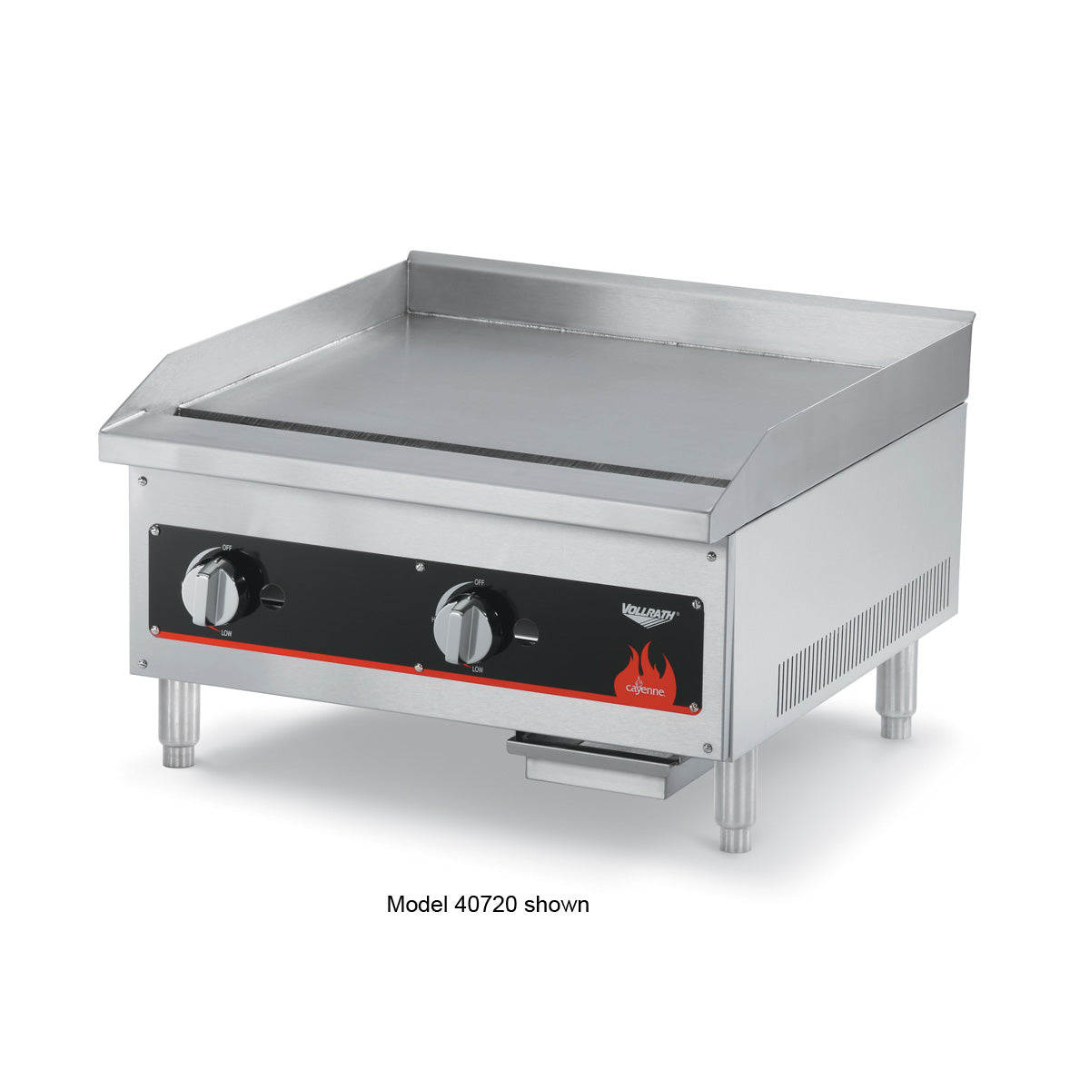 Vollrath 40719 Cayenne 18 Countertop Gas Griddle With Manual
