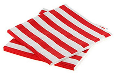 red and white stripe napkins