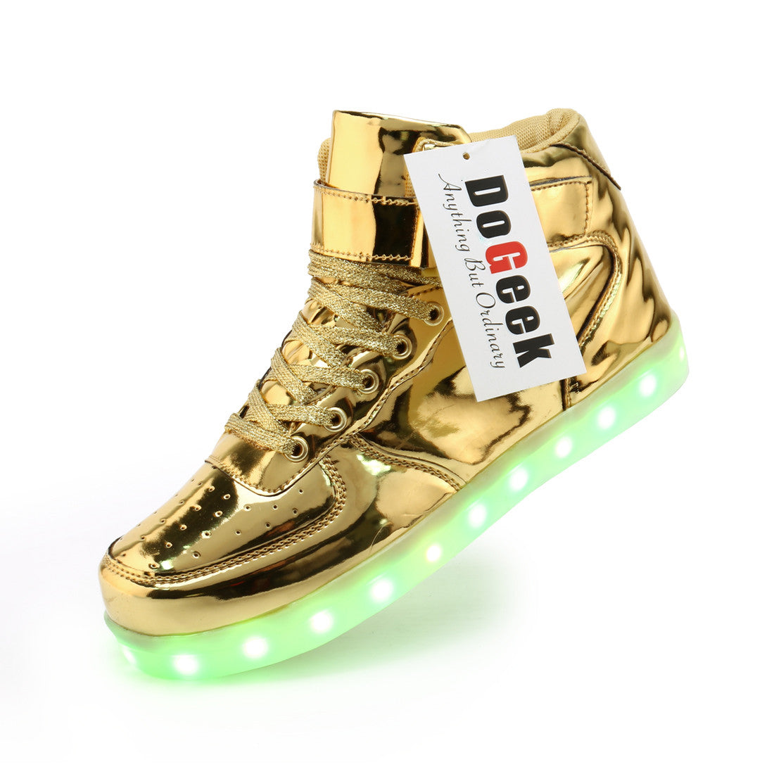 gold light up shoes for adults