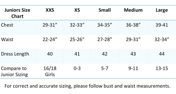 Size Chart – DM Fashion