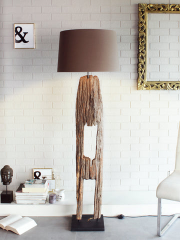 Wooden Floor Lamp by Jainsons Emporio | Buy Modern Floor Lamps Online India
