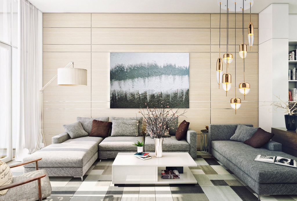 Waterdrop Gold Multilight Chandelier - Living Room Chandelier | Buy Statement Chandeliers Online India