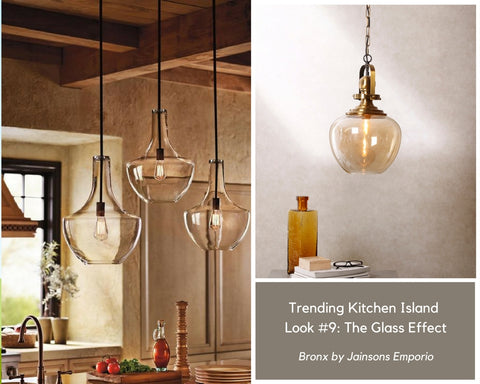 The Glass Pendant Lamp for Kitchen Island Lighting