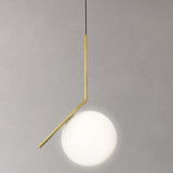 IC Globe White Gold Hanging Light | Buy Hanging Ceiling Lights Online India