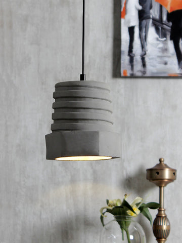 Sufian Concrete Pendant Lamp by Jainsons Emporio