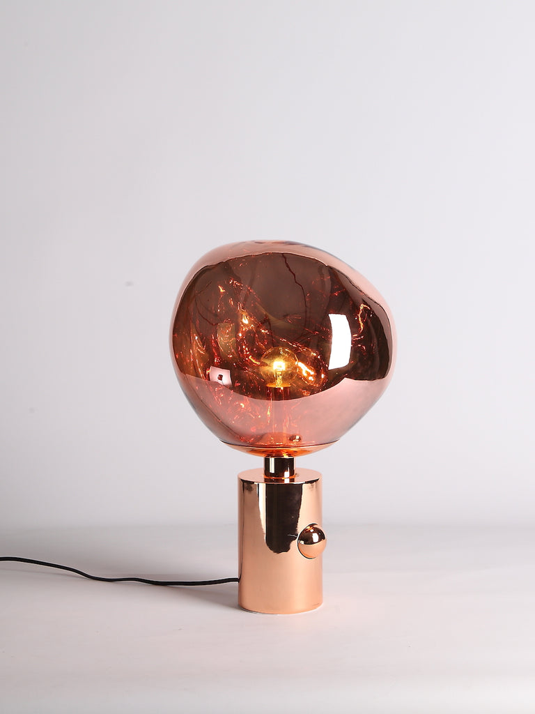 Melt Copper Table Lamp Buy Luxury Table Lamps Online India Jainsons