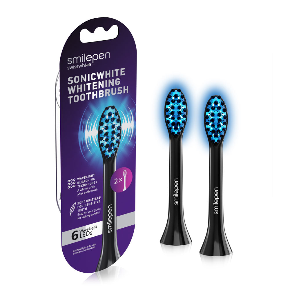 Image of smilepen Bürstenköpfe 4 LED Sonicblue Zahnbürste für Weisse Zähne Reinigung und Zahnaufhellung Zahnbleaching