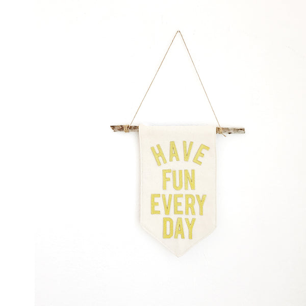 DIY affirmation pennant banner iron on letters