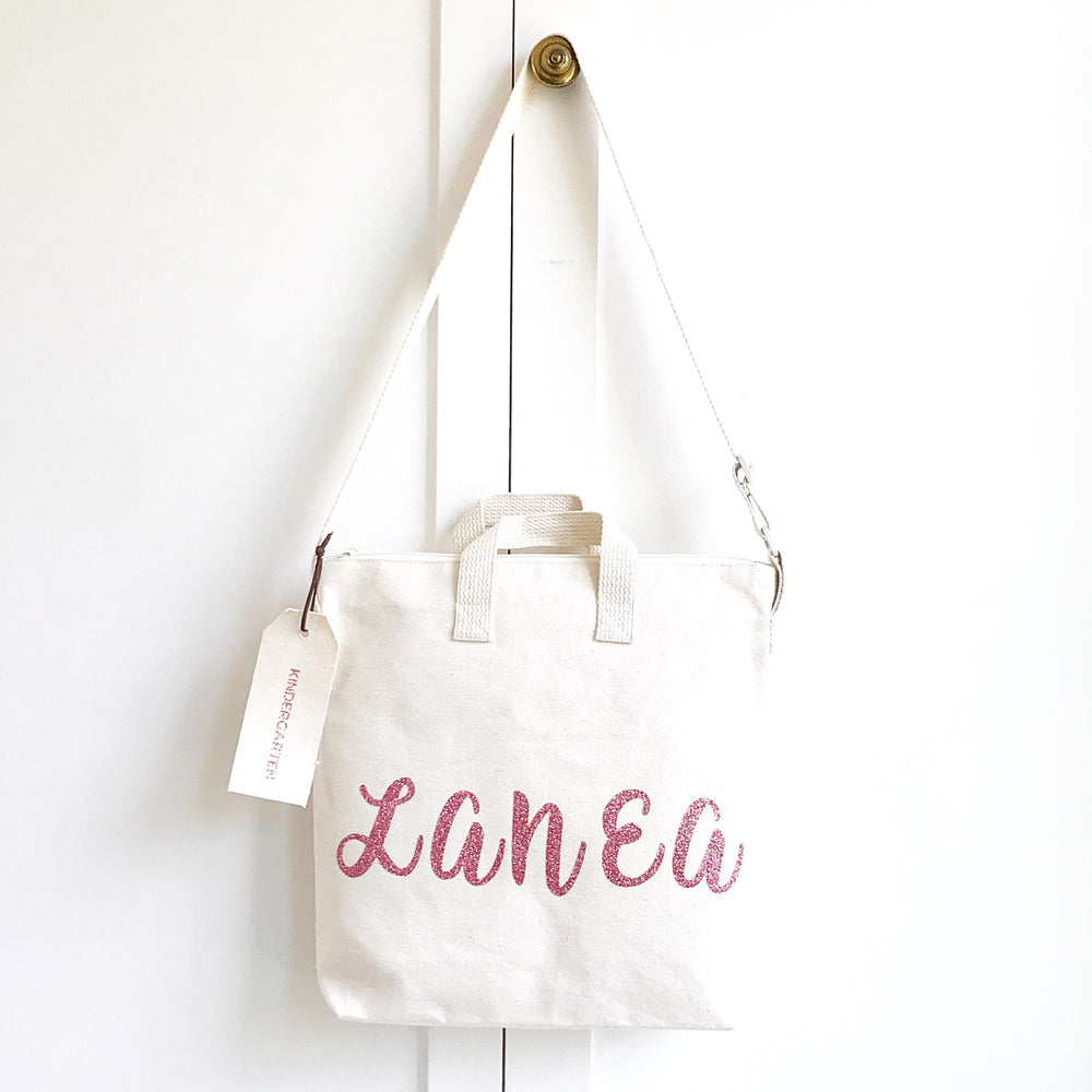 Limited Edition Blank Artist Canvas Kids Zipper Tote Bag | Locally made, washable canvas tote bags.