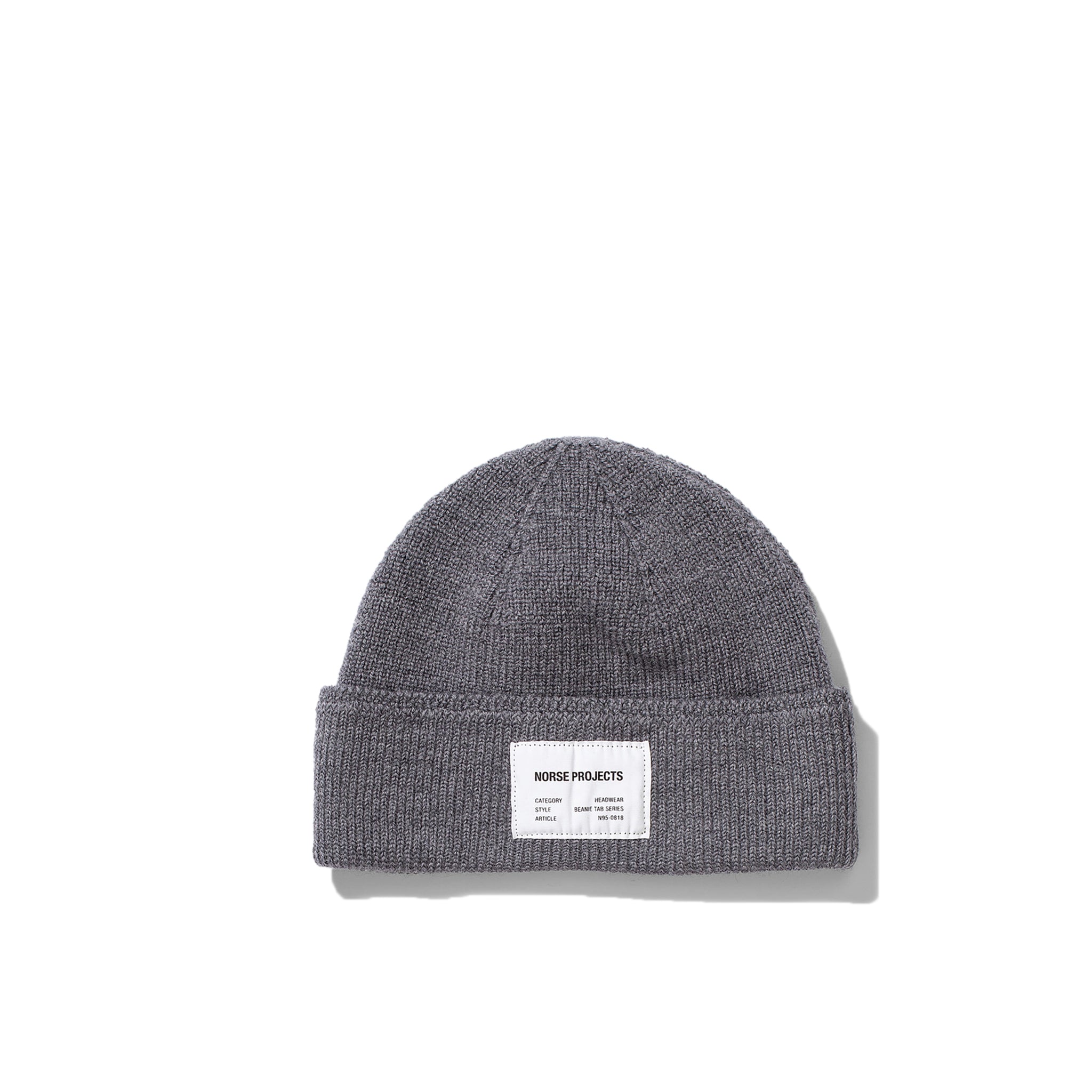 norse beanie light grey melange