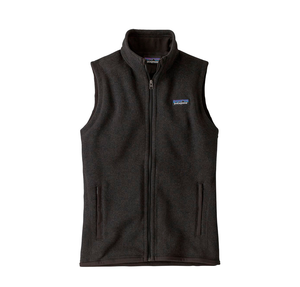 Patagonia Womens Better Sweater Vest Black The Union Project