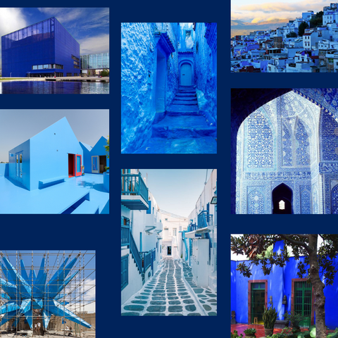Blue Inspired Architecture