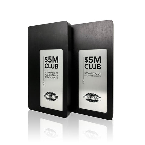 Employee sales recognition plaques