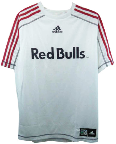 white adidas soccer jersey