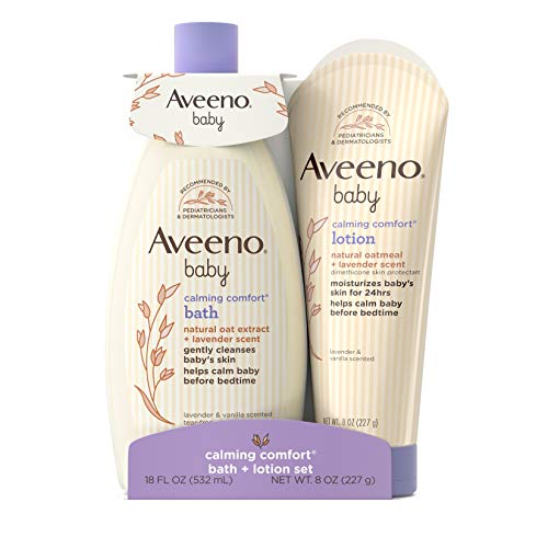 Aveeno Baby Calming Comfort Bath With Lavender & Vanilla : Aveeno Baby Calming Comfort® Bath Lavender & Vanilla - This calming baby bath wash is shown to calm and comfort your fussy baby when combined with a warm bath.