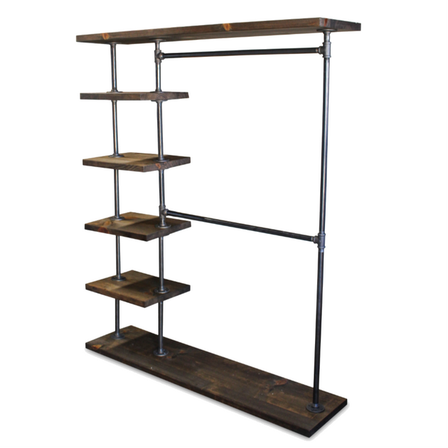 Double Bar Clothing Rack | Maverick Industrial