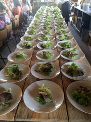 plating salad