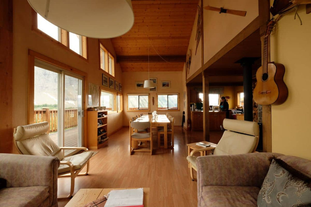 Interior of Talus Lodge