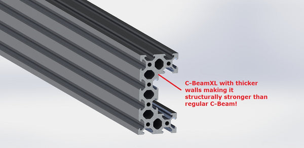 T slot c beam deflection