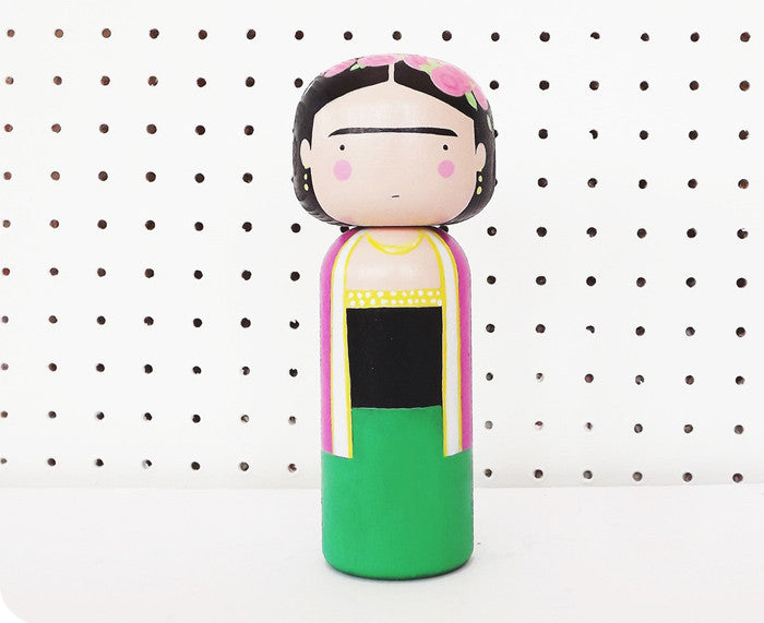 frida kokeshi doll