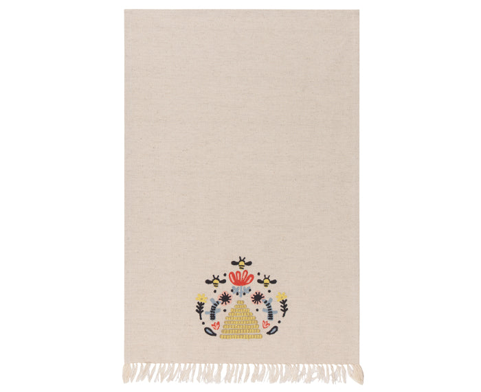 Danica Garden Herbs Tea Towel In Neutral