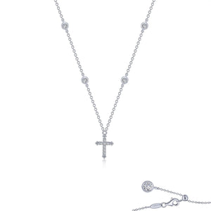 0.41ctw Cross Necklace - Nespoli Jewelers 