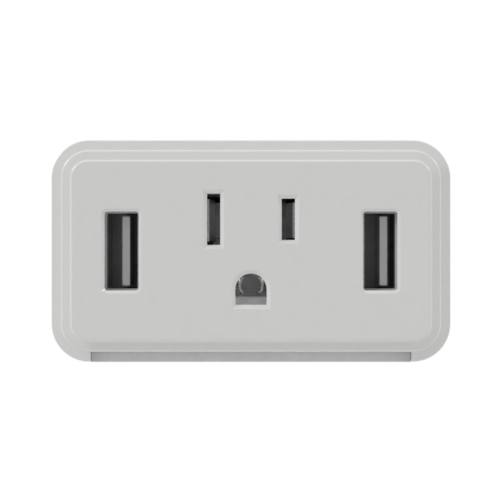 dual usb outlet with led nightlight