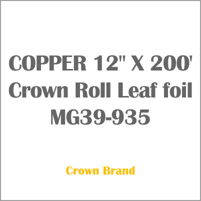 Crown Roll Leaf Textile Foil 200FT Roll